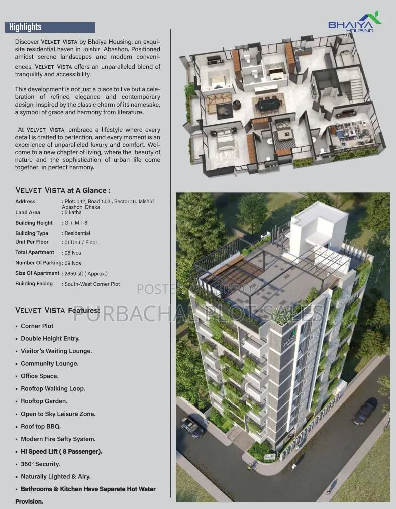 Single Unit Premium Apartment Sale in Dhaka