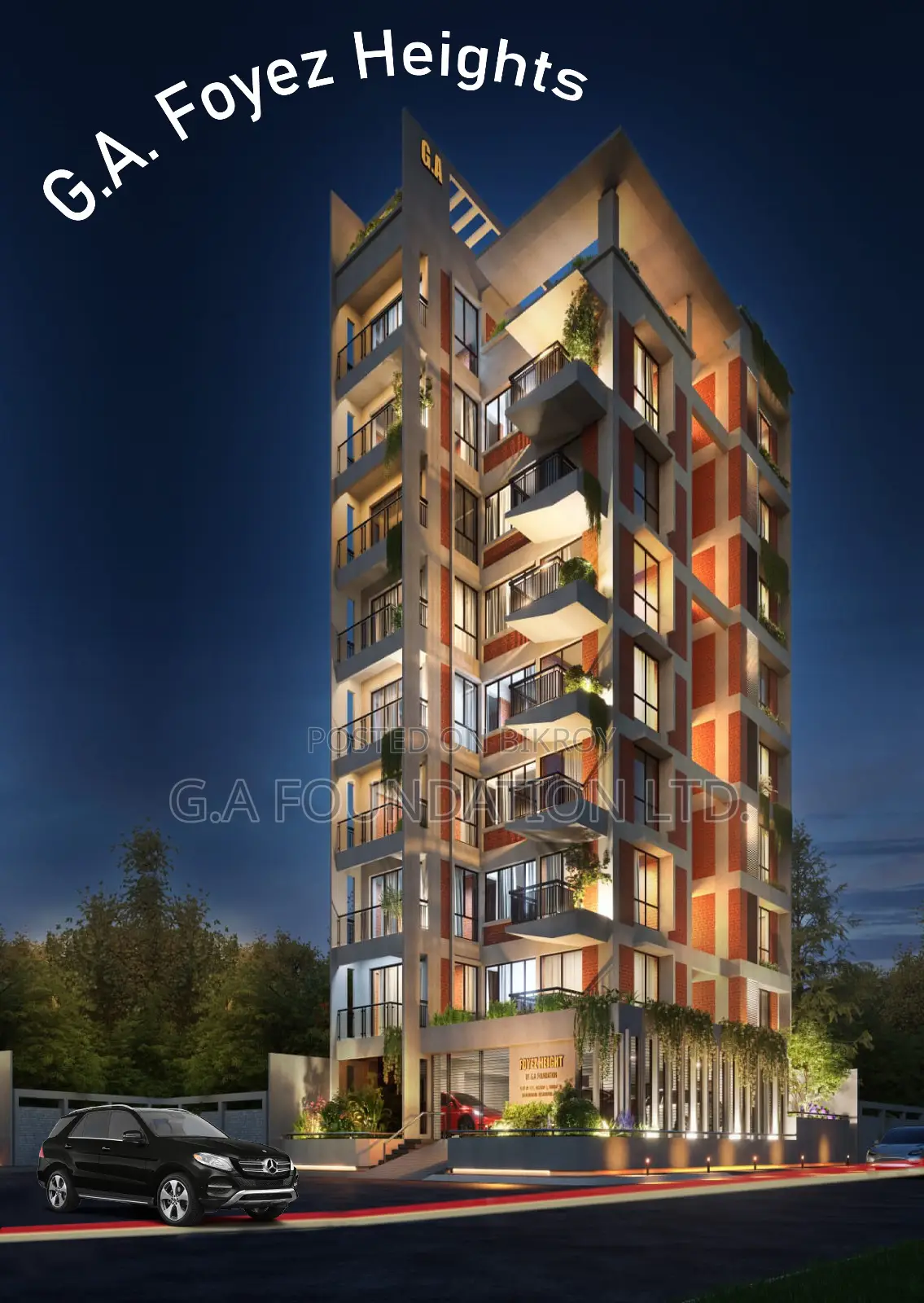 Beautiful and Spacious - Corner Flat with Excellent View in Mirpur