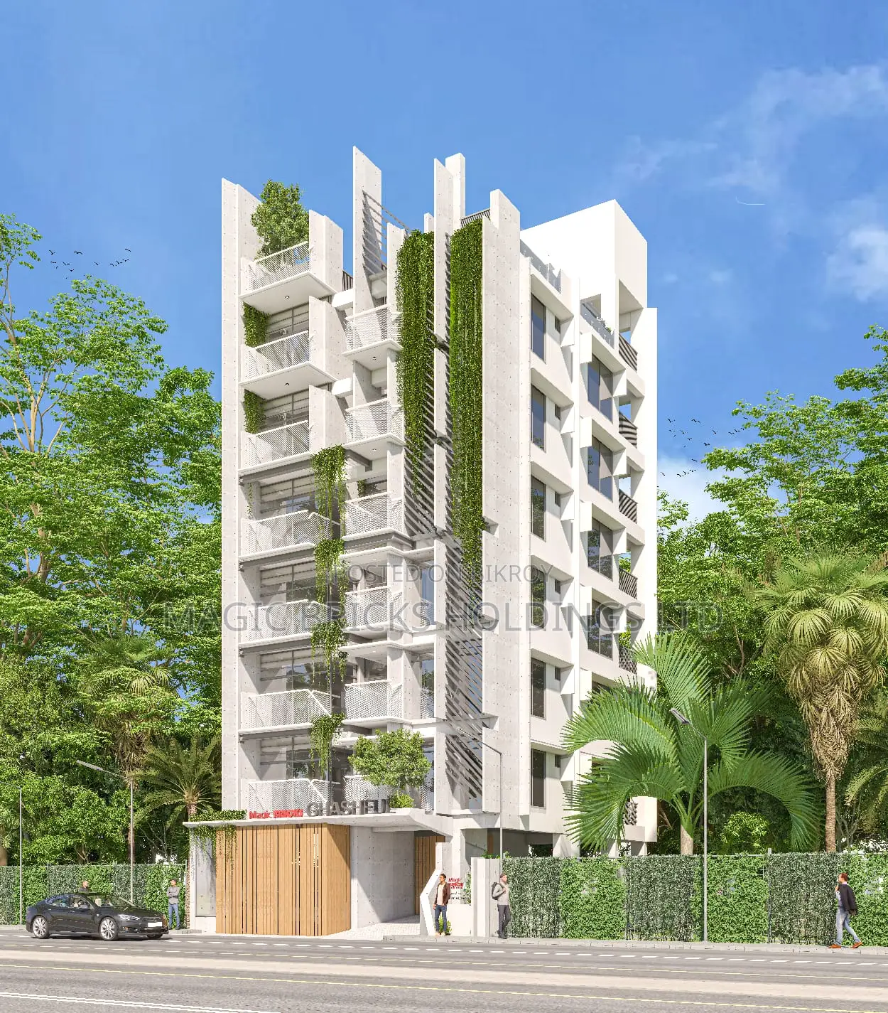 Brand New South Facing Plot (Ongoing) FLAT SALE at Block L 1690 sft in Basundhara