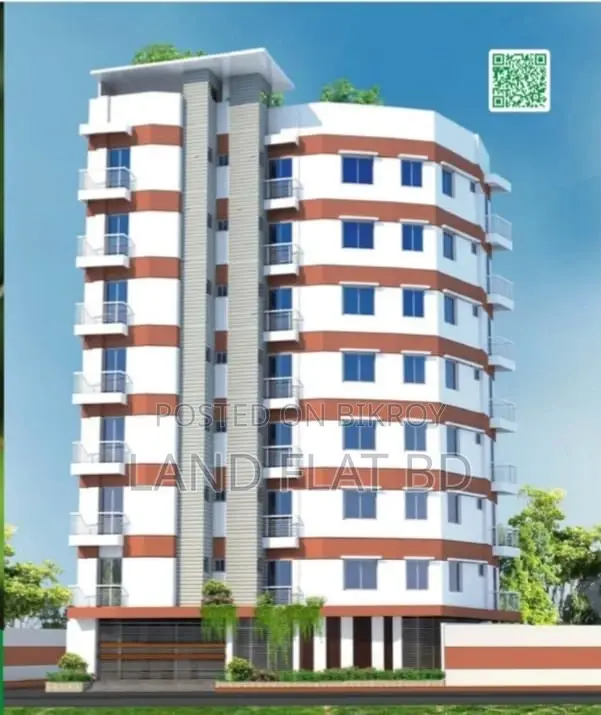 Flat for Sale @ South-West Corner Plot @ 1140 sq. ft. Dhaka Cantt in Cantonment