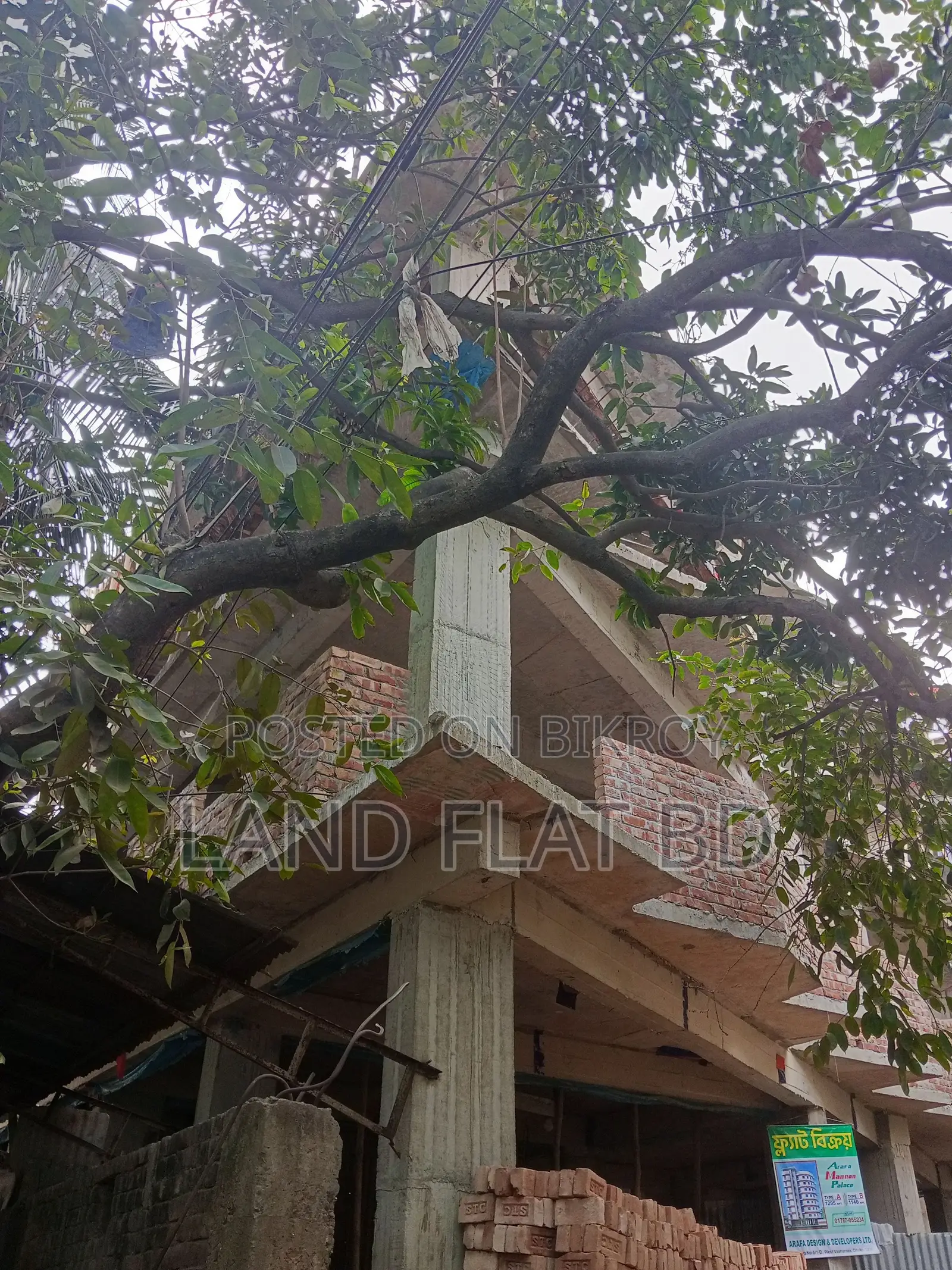 Flat for Sale @ South-West Corner Plot @ 1140 sq. ft. Dhaka Cantt in Cantonment