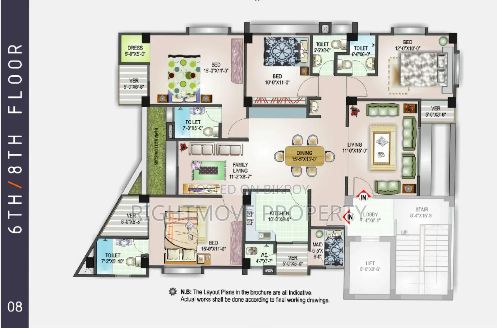4-Bedroom Apartment in SEL, Banani for Sale in Banani