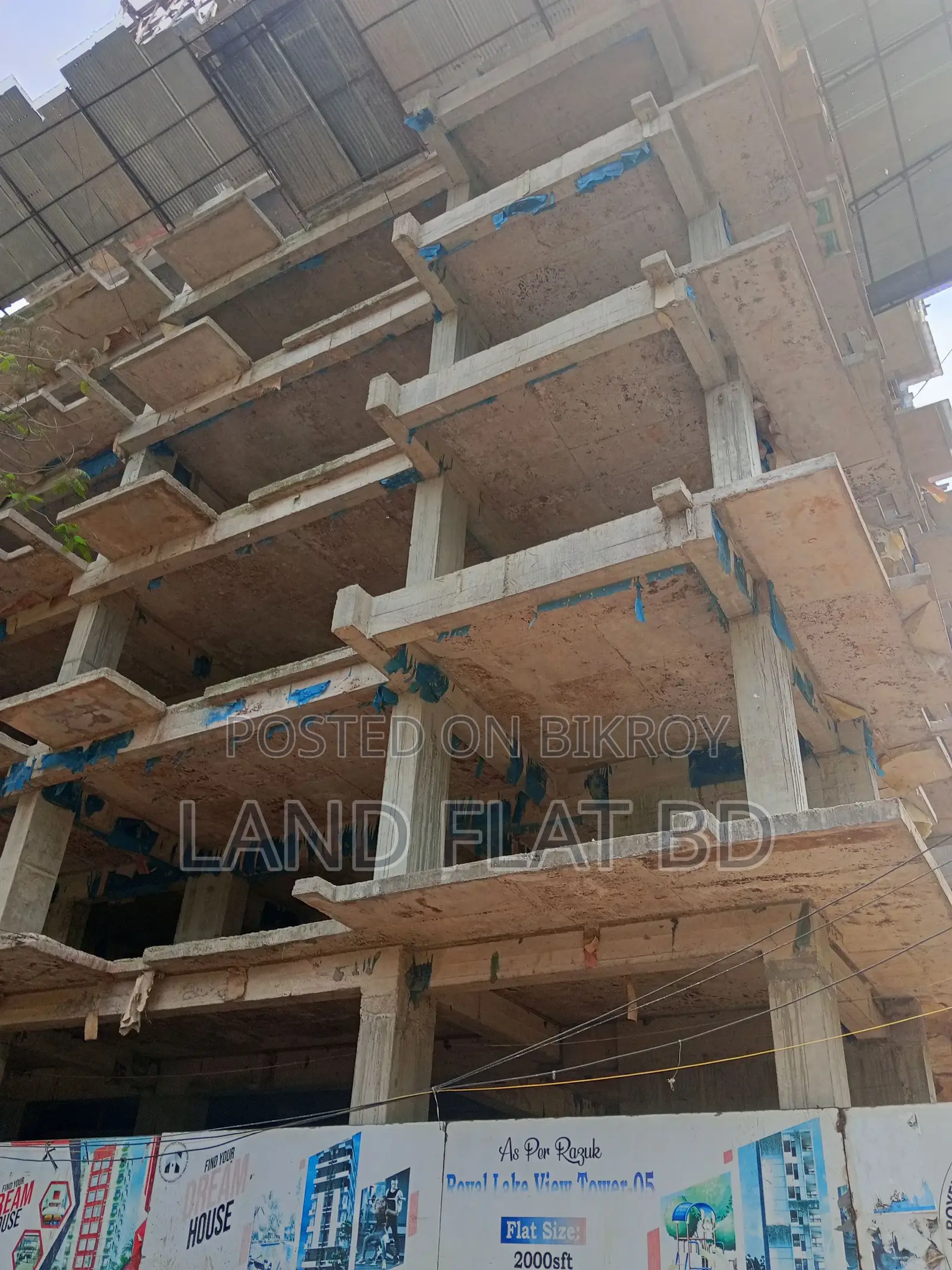 South-facing Lake View @ 2000 sq ft flat for sale on 40-foot Avenue Road in Mohammadpur