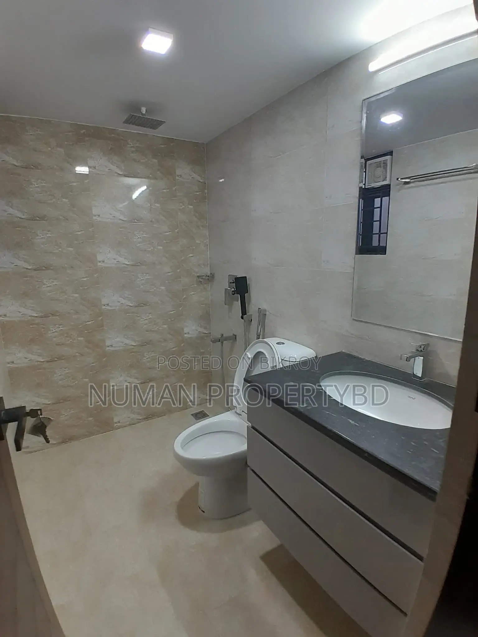 2100 sq ft 3 bedroom full fair face new luxury semi-furnished flat for rent in Basundhara