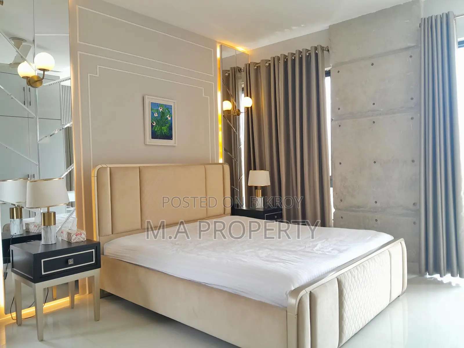 Fully furnished flat rent in Gulshan in Gulshan