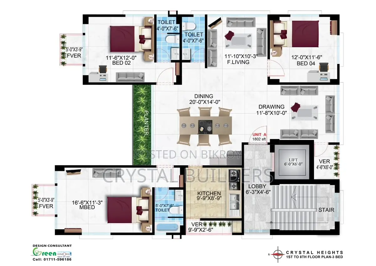 M Block, Land Share Sale in Badda