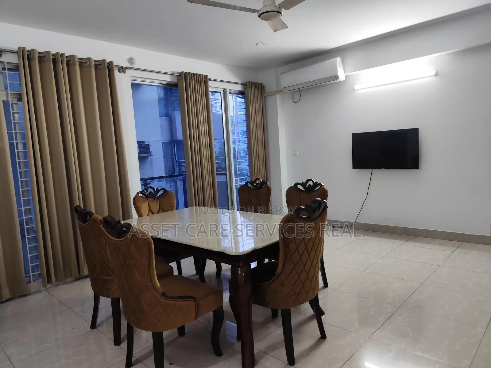 3-Bed Fully-Furnished Apartment for Rent in Banani in Banani
