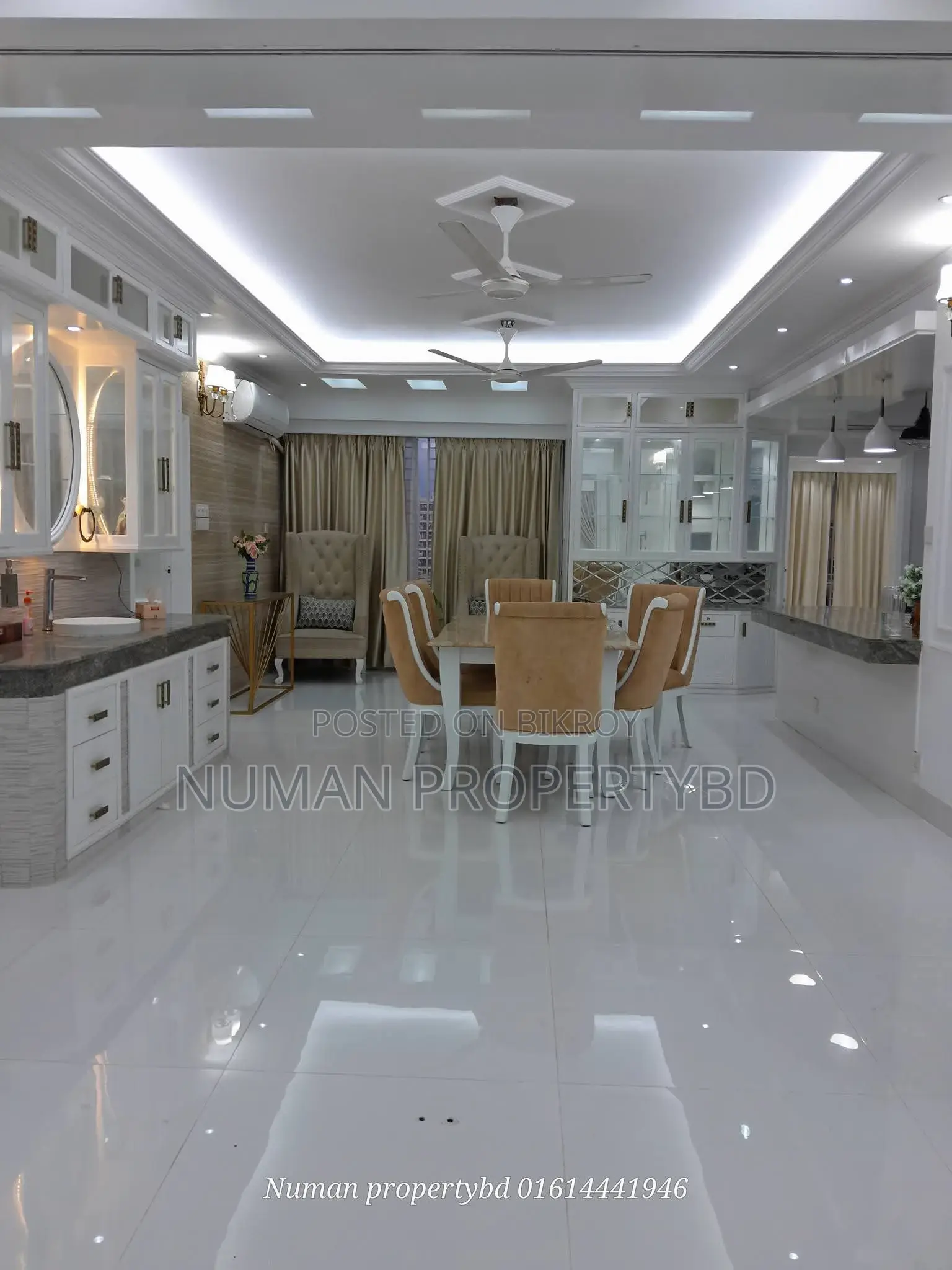 Full furnished flat for rent, new luxury in Basundhara