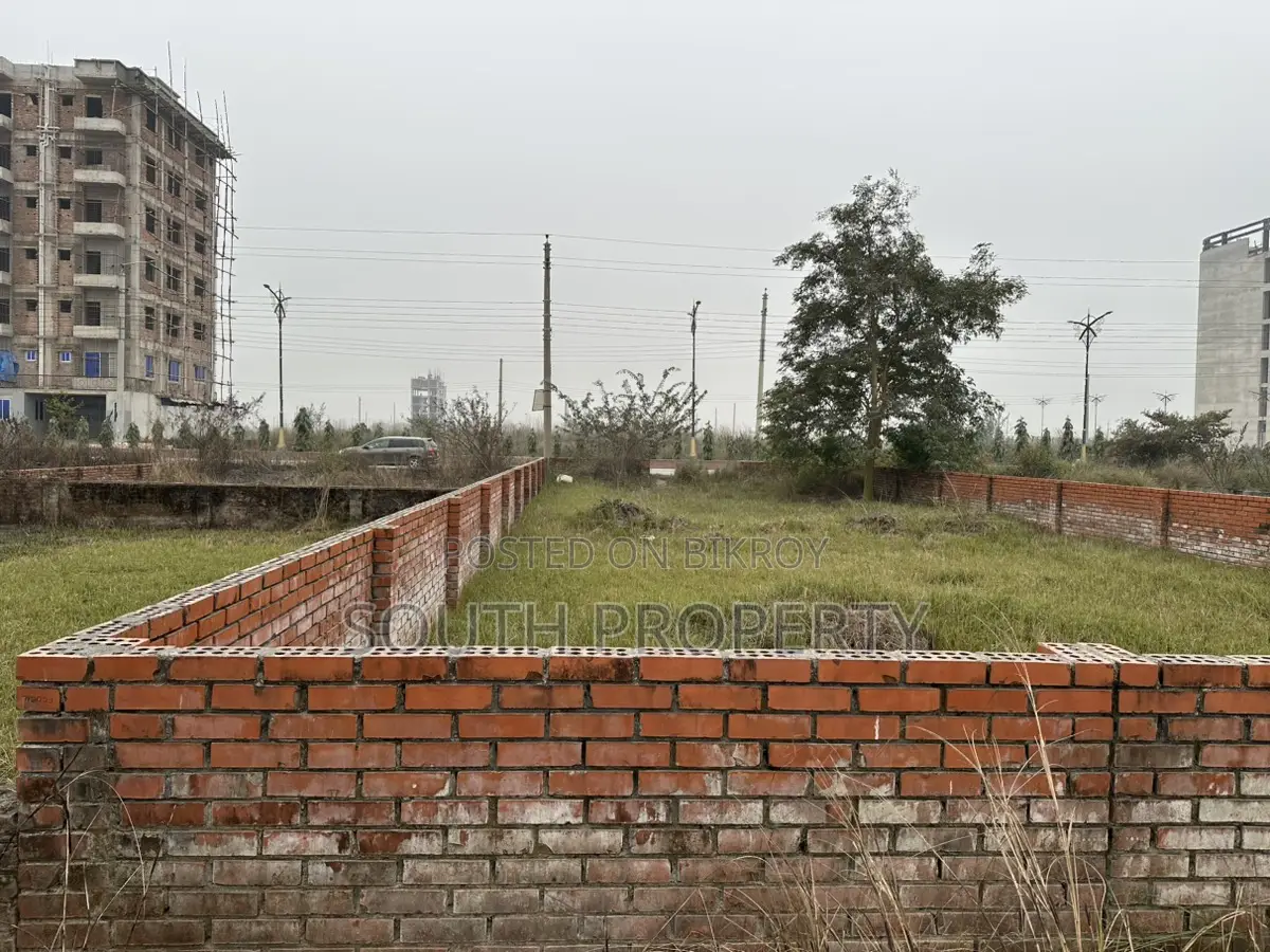 Block-P || south facing plot 3 katha in Basundhara