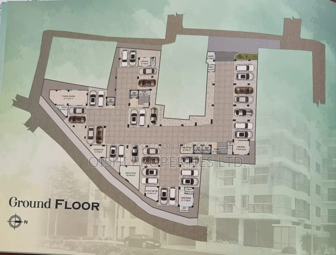 Modern Residential Flat for Sale Under Construction in Malibag