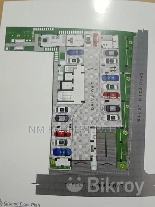 Flat for sale in premium corner plot location, Shewrapara in Mirpur