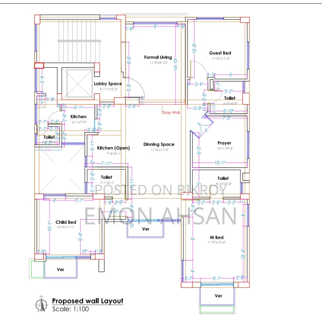 4-Bedroom Apartment for Sale in Anwar Landmark, Basundhara in Basundhara