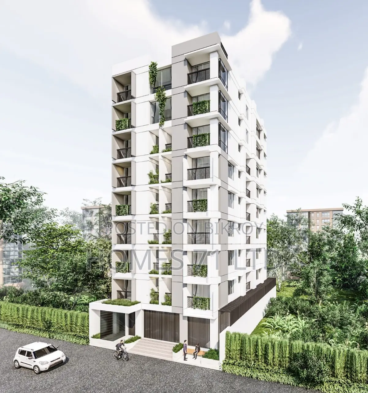 Ongoing 1350 flats for sale at savar dohs in Dhaka