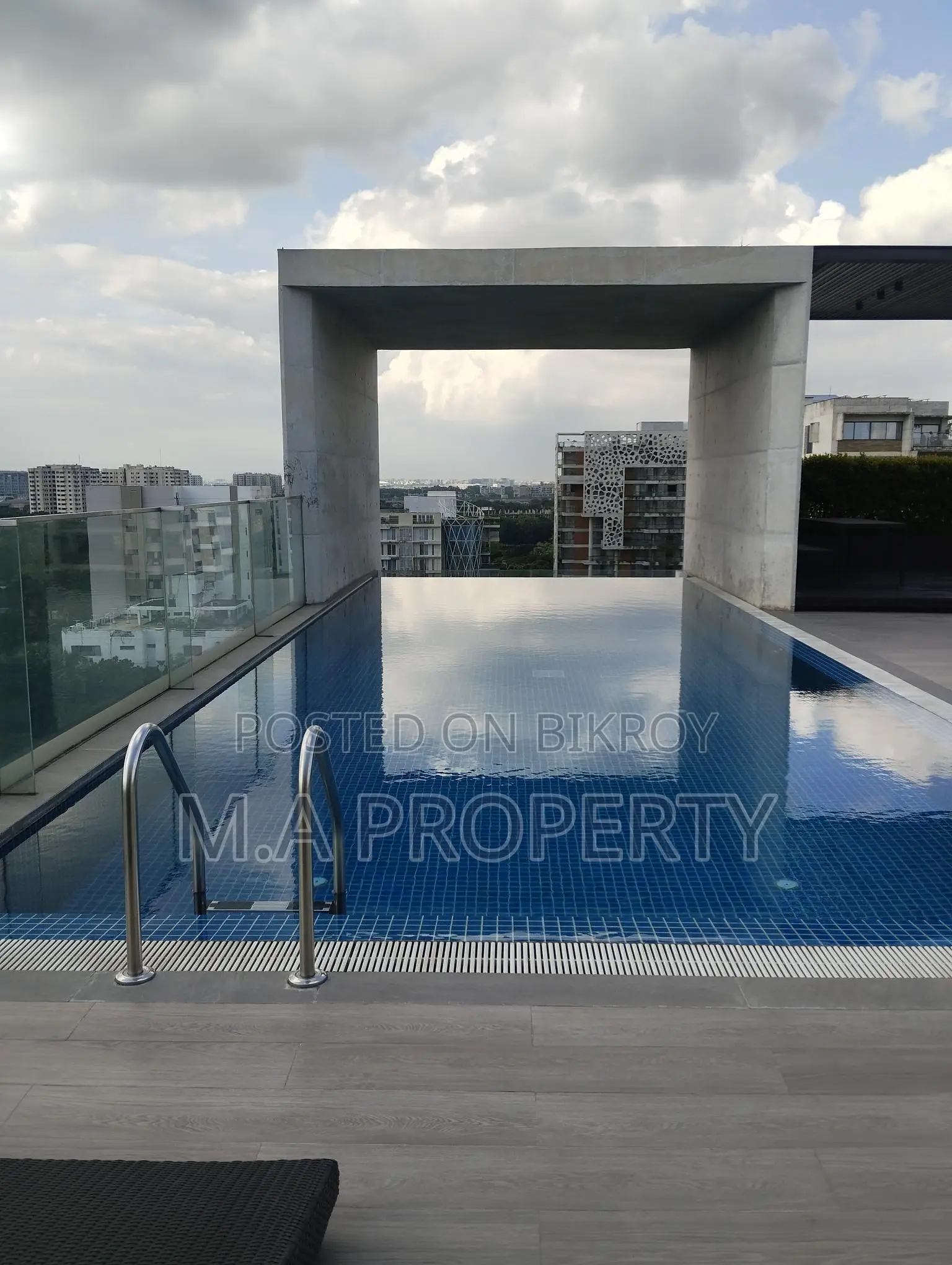 NEW 4000SFT 4BED ZIM POOL APARTMENT RENT IN GULSHAN NORTH in Gulshan