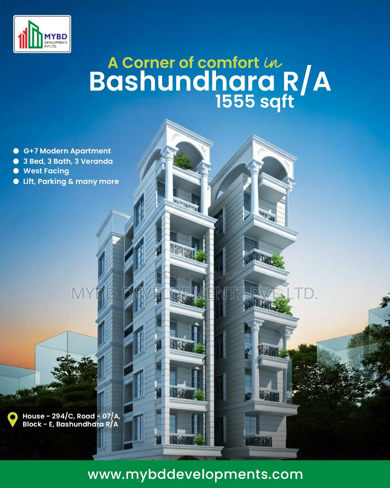 Your dream home with all modern amenities is now in Bashundhara in Basundhara