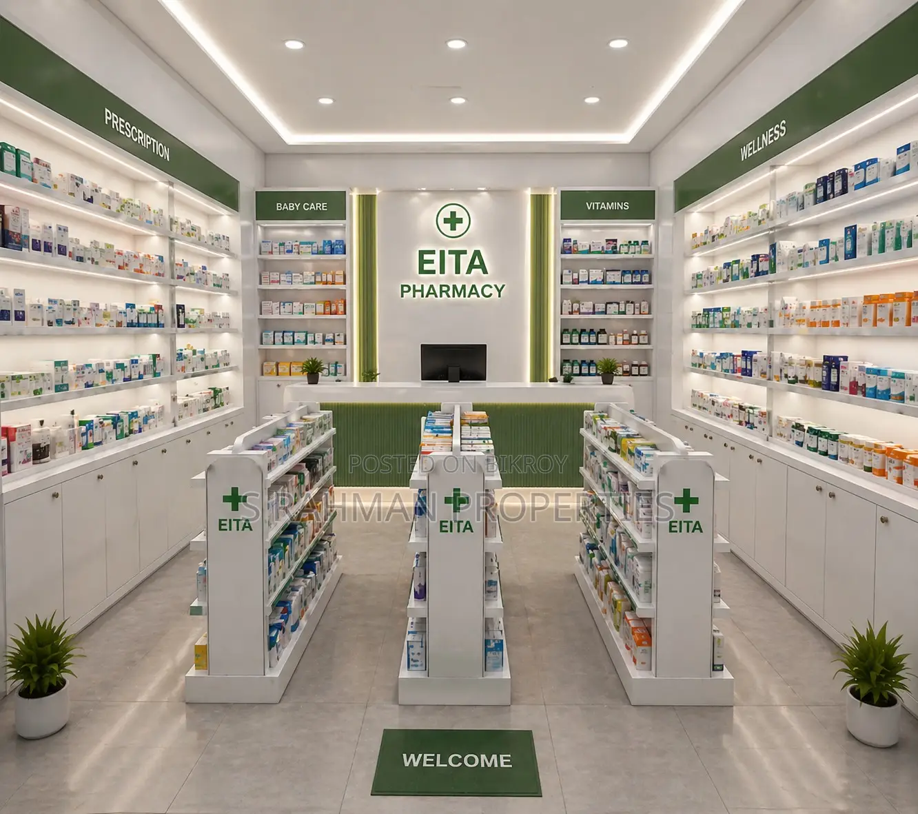Commercial space suitable for medical and pharmacy business in Dhaka