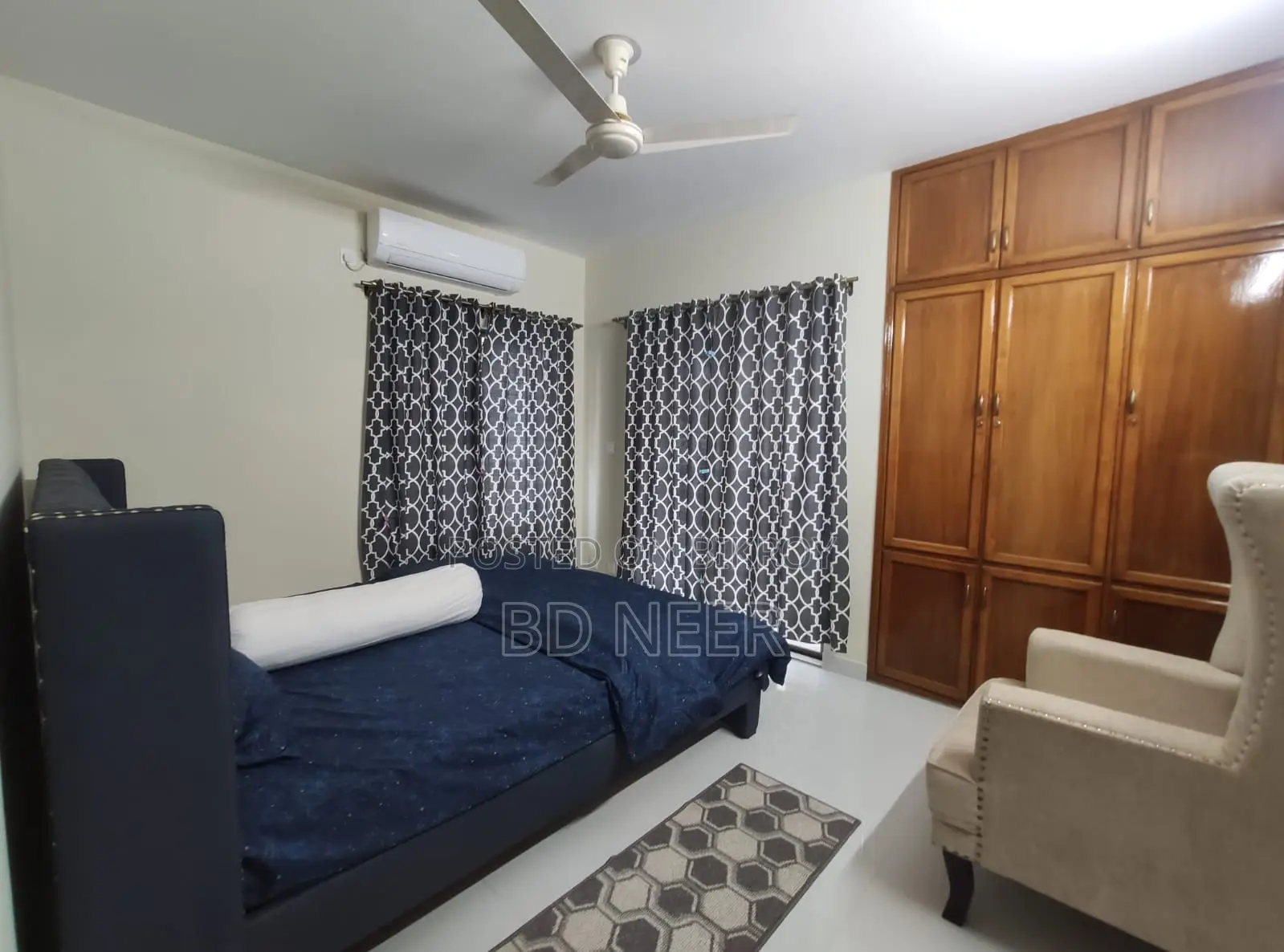 Furnished 3 Bedroom Flat Rent in Gulshan-2 in Gulshan