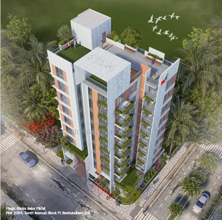 South West Corner Plot (Ongoing) Flat Sale At Block M Basundhara in Basundhara