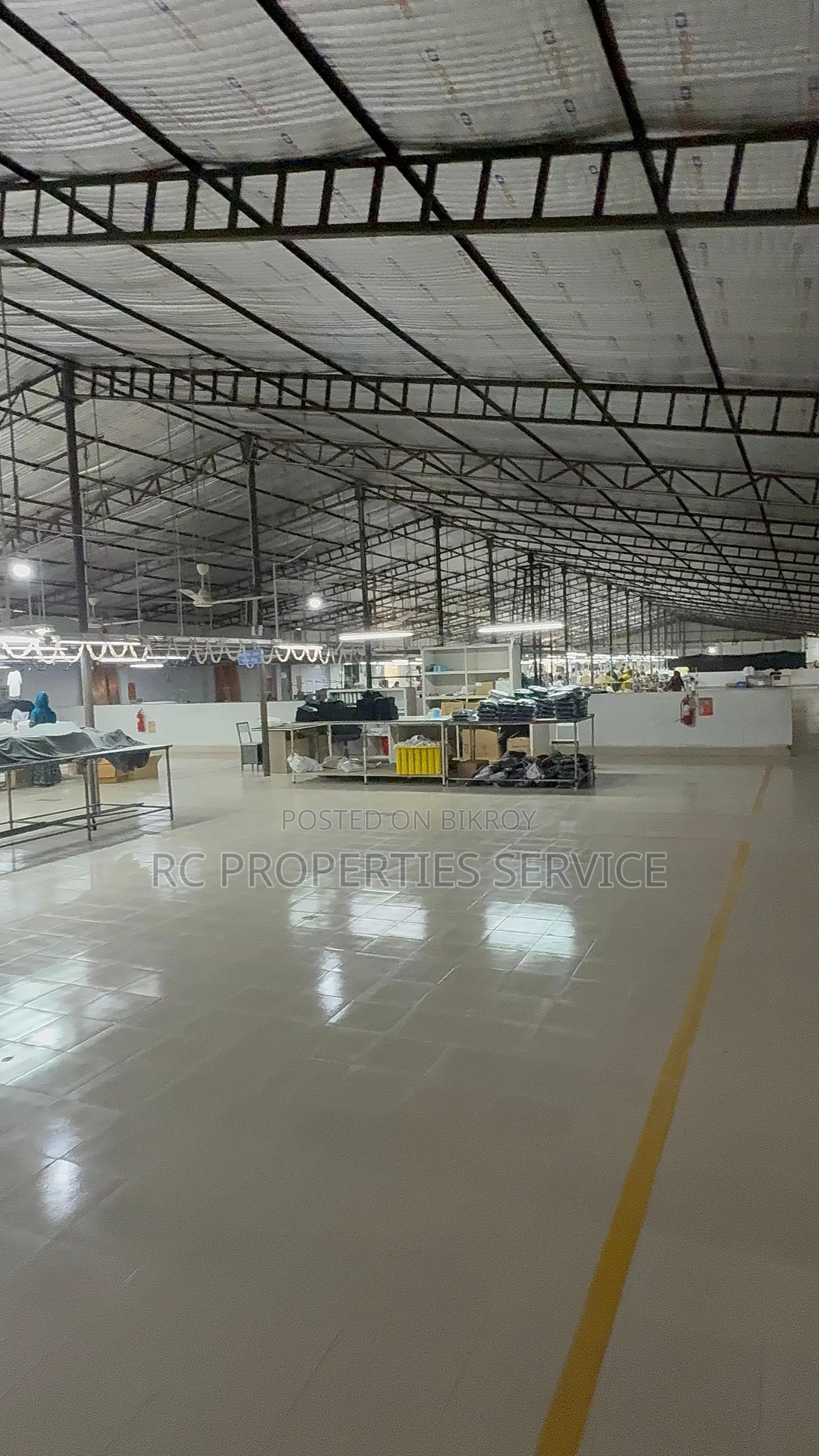 35000sft nice industrial shed Rent in Ashulia in Savar