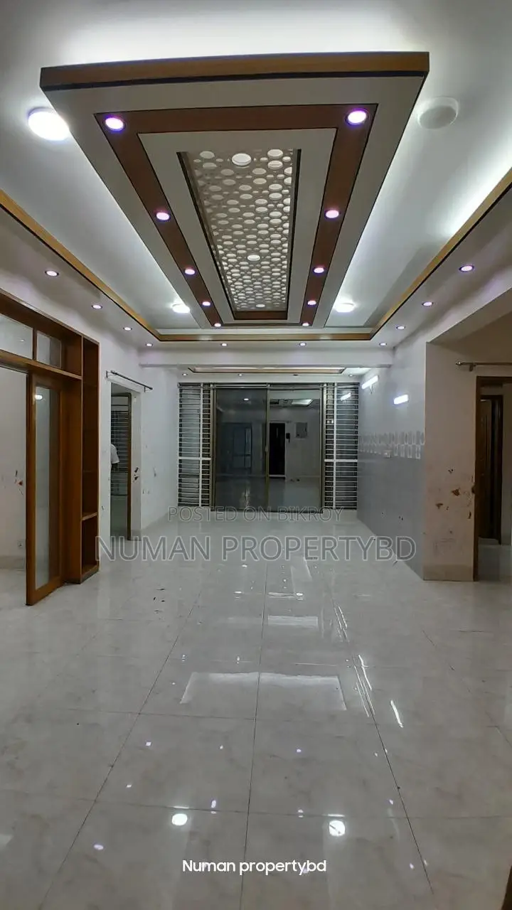 2100 sq ft 3-bedroom Full Interior Design New Luxury Semi Furnished Flat Rent in Basundhara