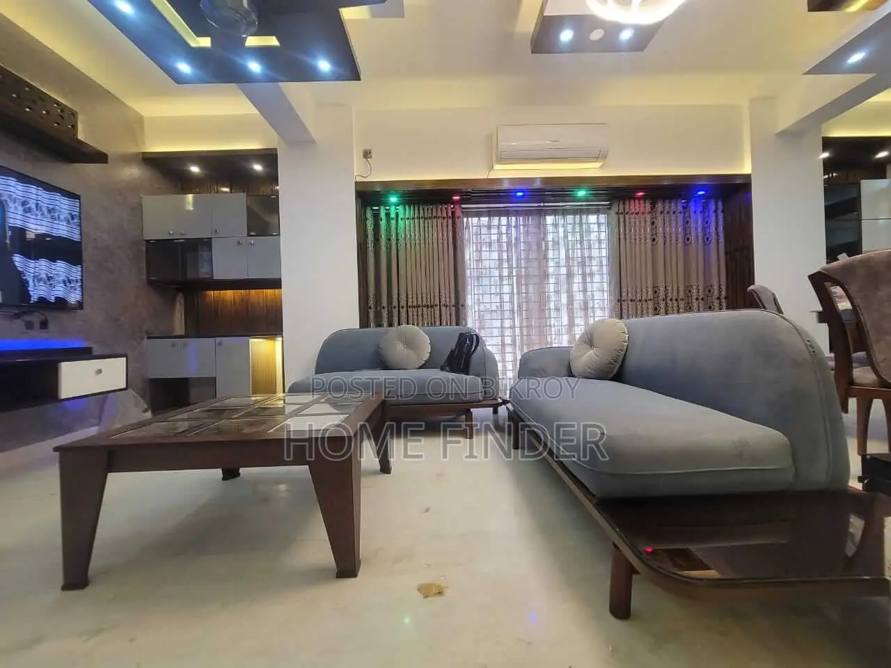 3bhk 2600 Sqft Full Furnished Flat Rent in Gulshan in Gulshan