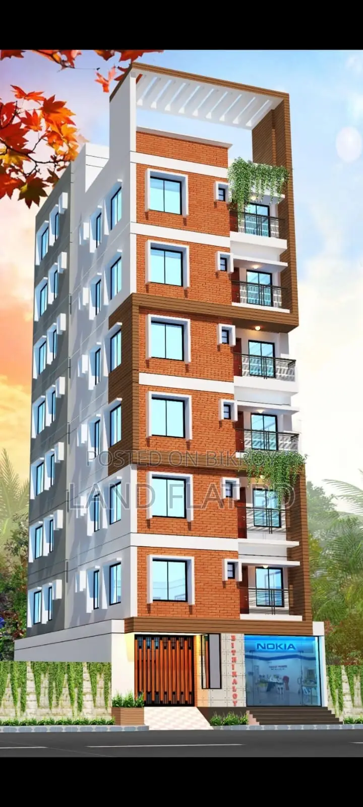 688/810 sq. ft. Flat for Sale with Loan Facility in Mohammadpur