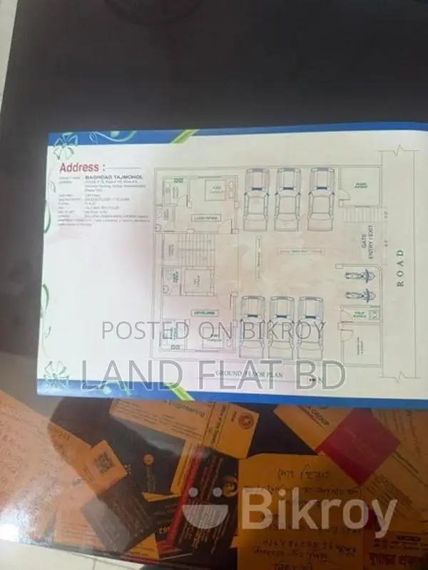 Nobodoy Housing @ New Flat For Sale 2100 Sft Road Side in Mohammadpur