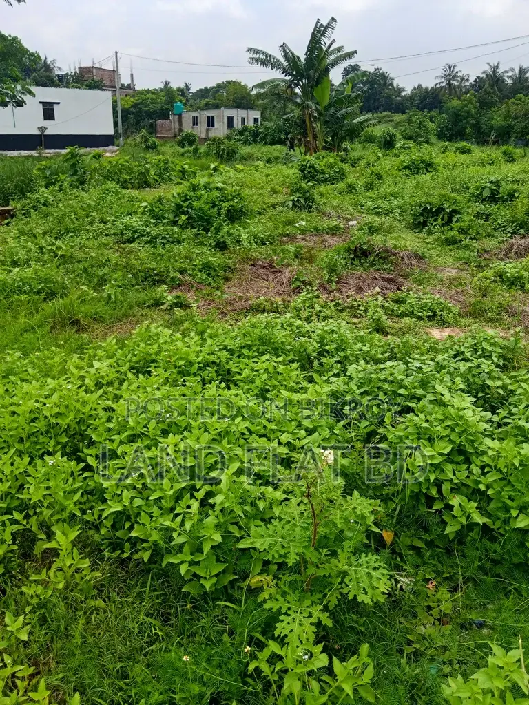 Ati Bazar, 24 decimals of land for sale, ready for immediate construction in Keraniganj