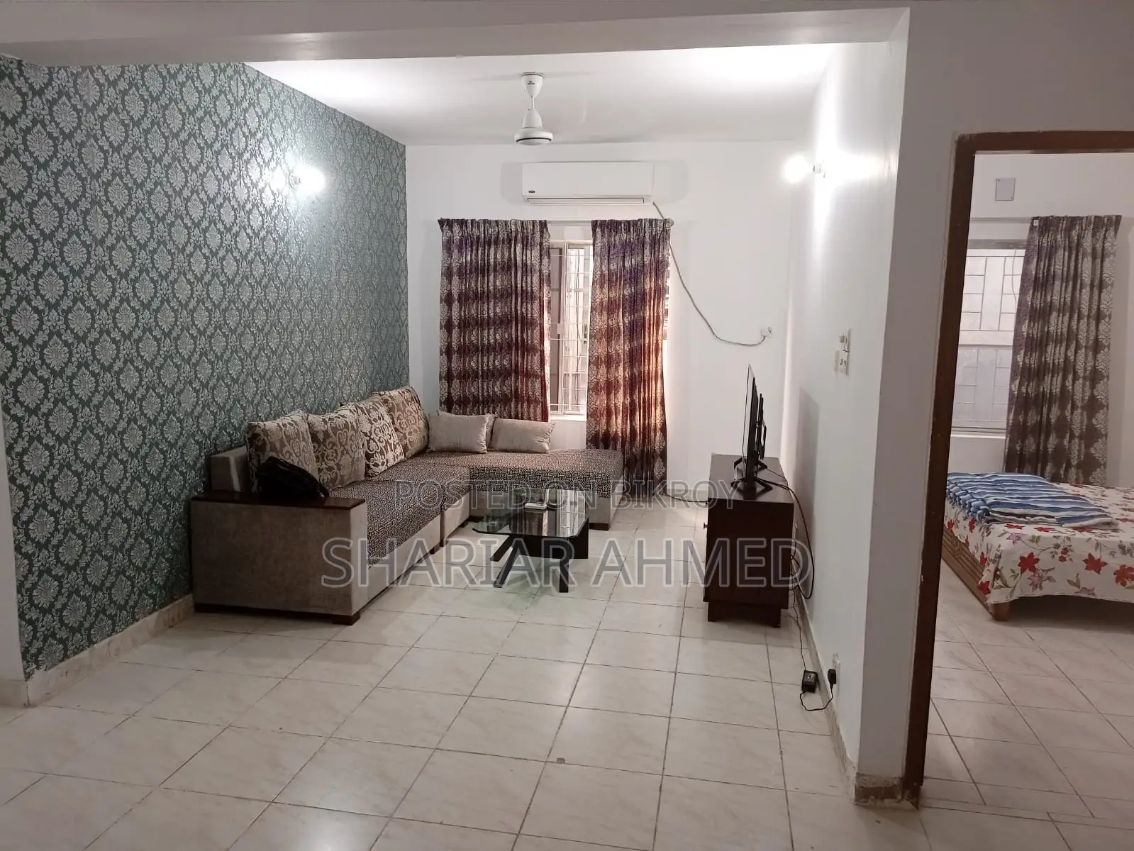 Furnished 3Bed-2100 SqFt Flat For Rent In Gulshan (1/2) in Gulshan