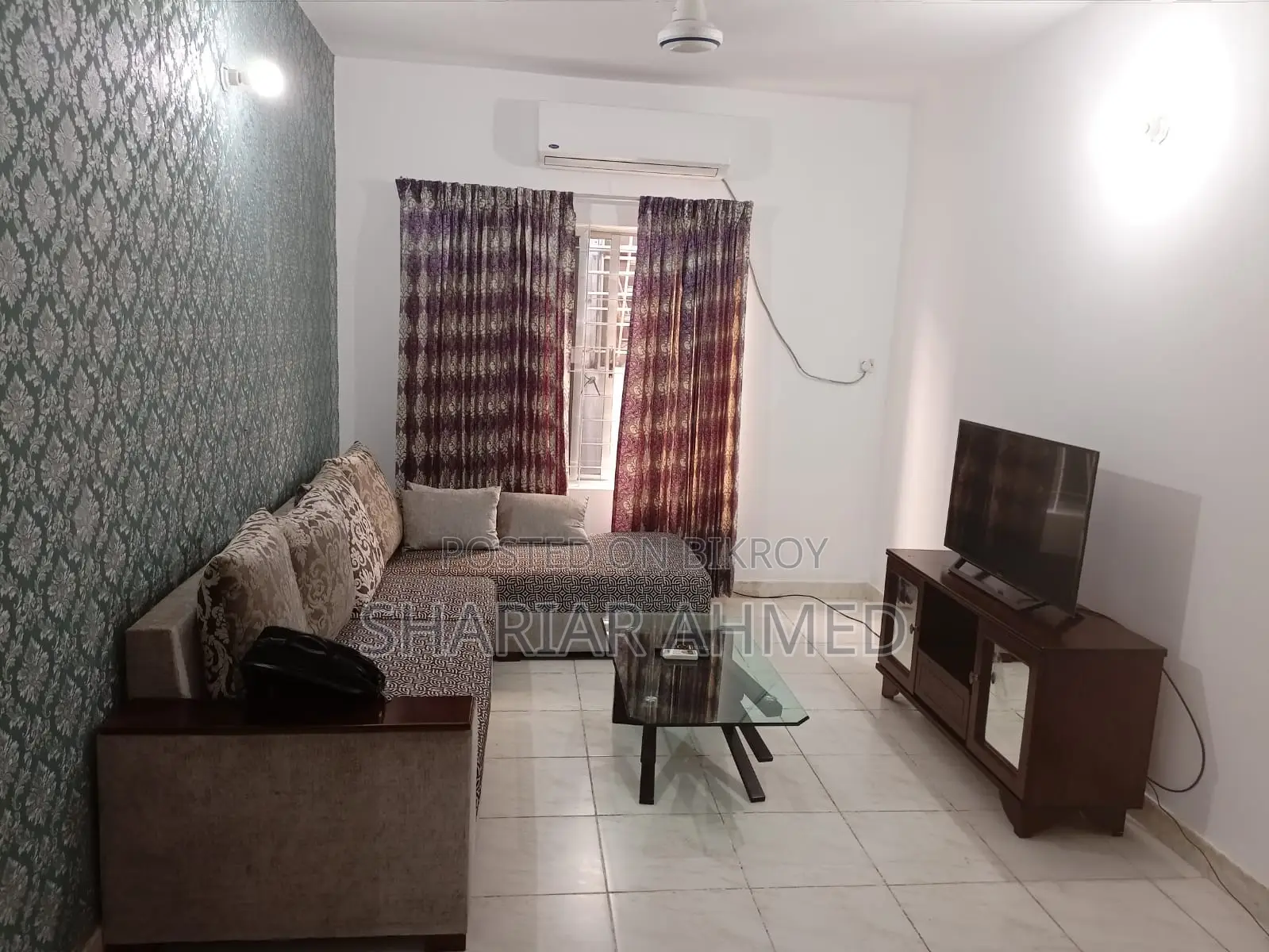 Furnished 3Bed-2100 SqFt Flat For Rent In Gulshan (1/2) in Gulshan