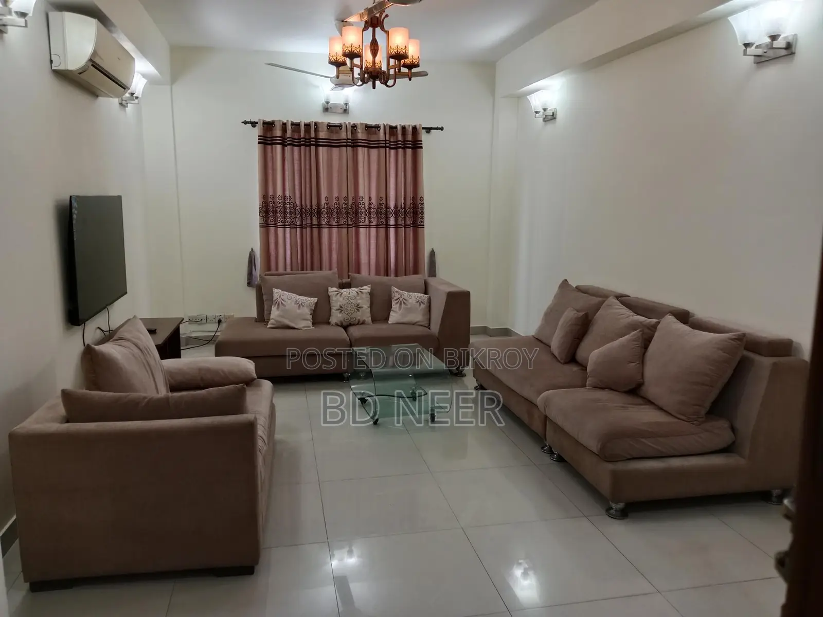 Fully furnish 4 Bed room apt rent in banani South in Banani