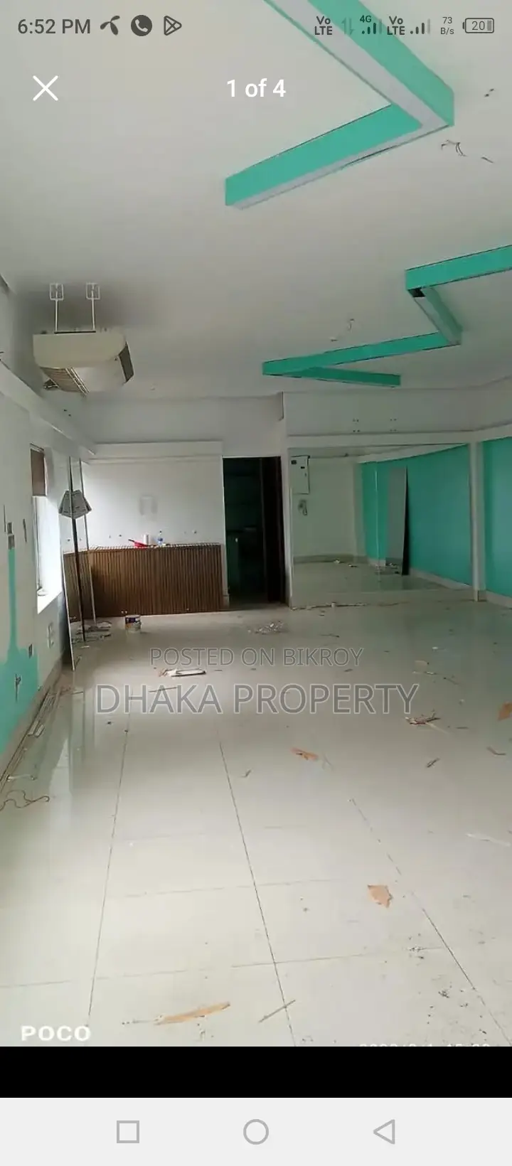 100% Commercial Office Space (1500sqft) Rent in Banani in Banani