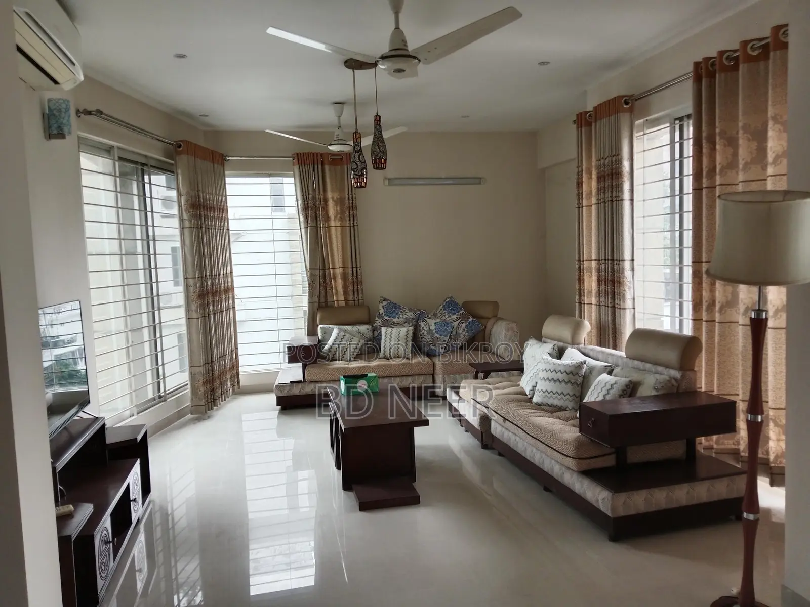 Excellent fully furnish 3 Bed room apt rent in Gulshan in Gulshan
