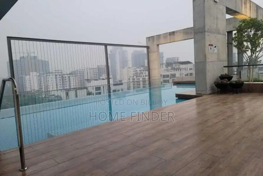 4000 Sqft Semi Furnished Swimming Pool Gym Flat Rent in Gulshan 2 in Gulshan