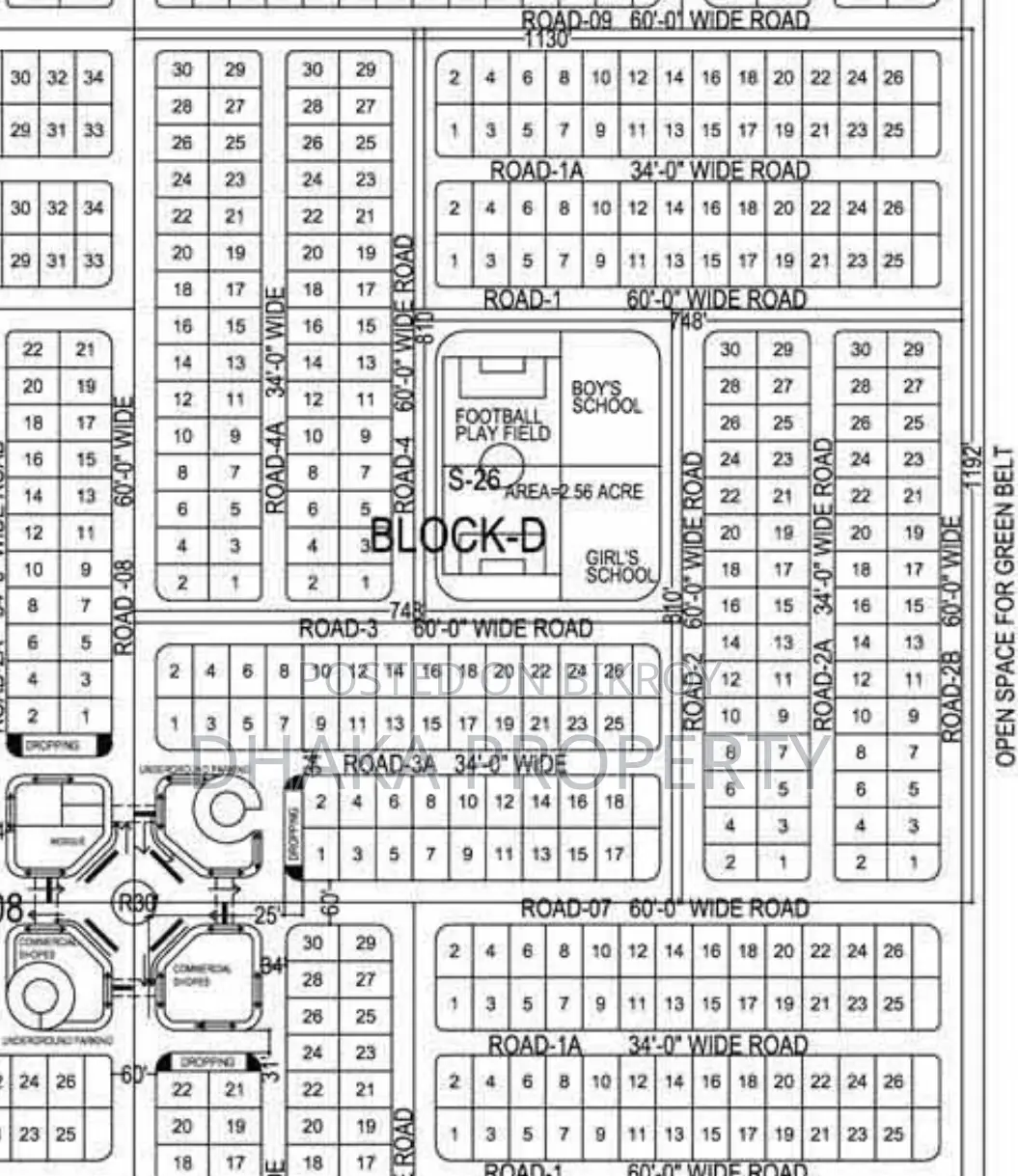 5 Katha Park Lake East at Sector-16/D in Uttara
