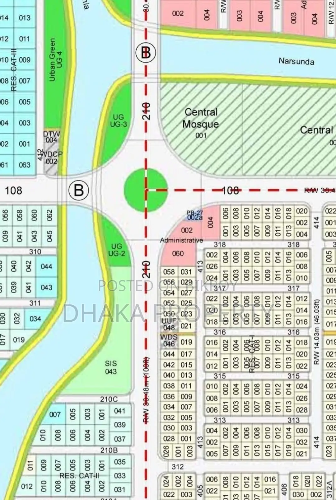 3 Katha Plot Sale at Sector-9 in Purbachal