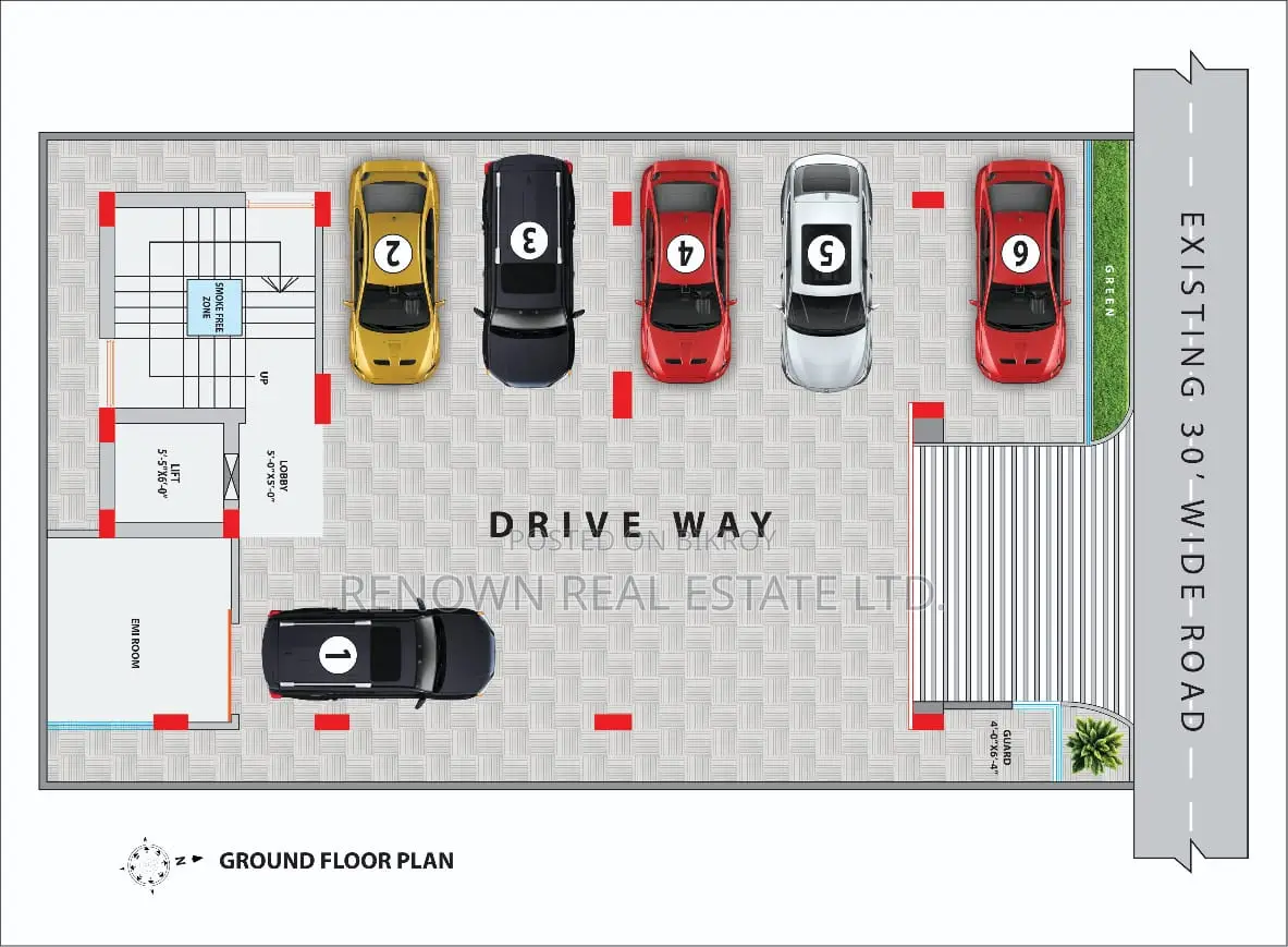 3-bedroom Apartment in Renown Real Estate, Uttara for Sale in Uttara