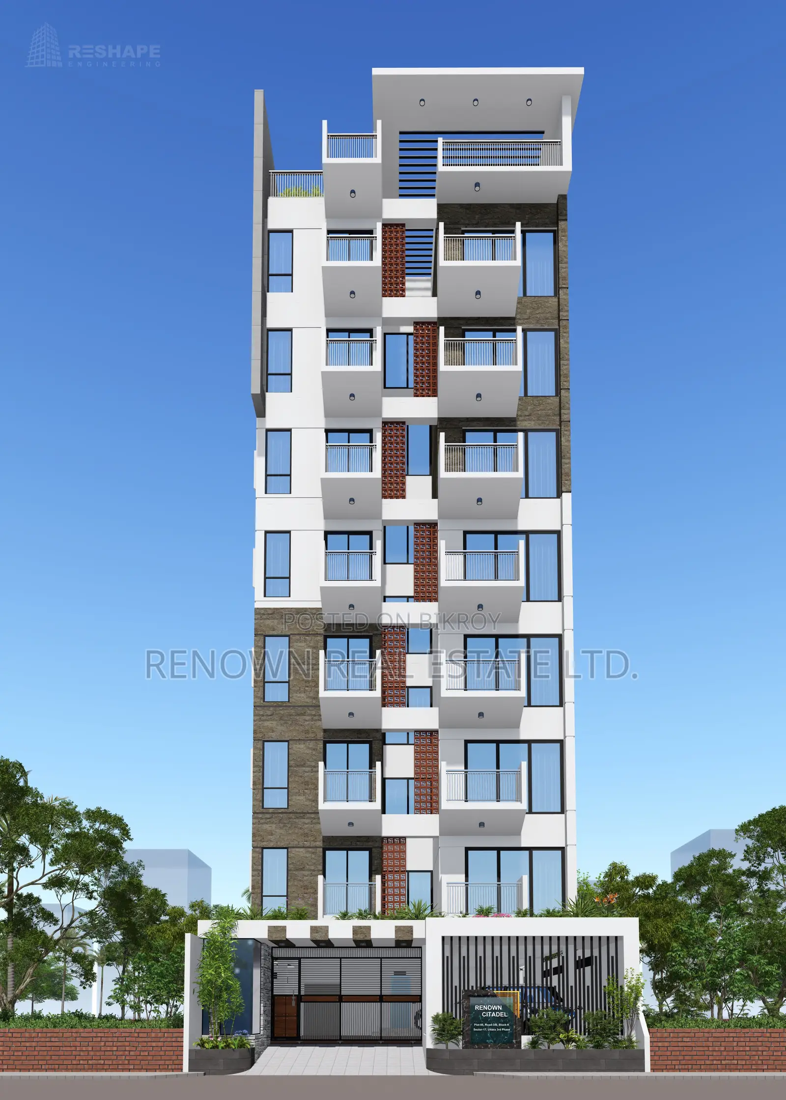 3-bedroom Apartment in Renown Real Estate, Uttara for Sale in Uttara