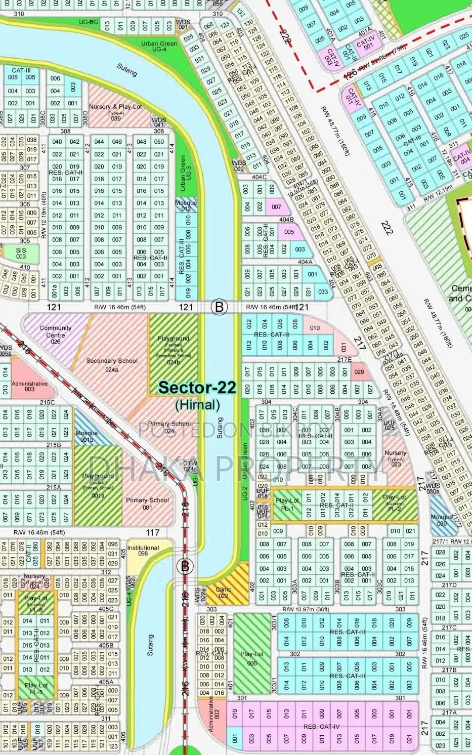 3 Katha Land Sale East at Sector-22 in Purbachal