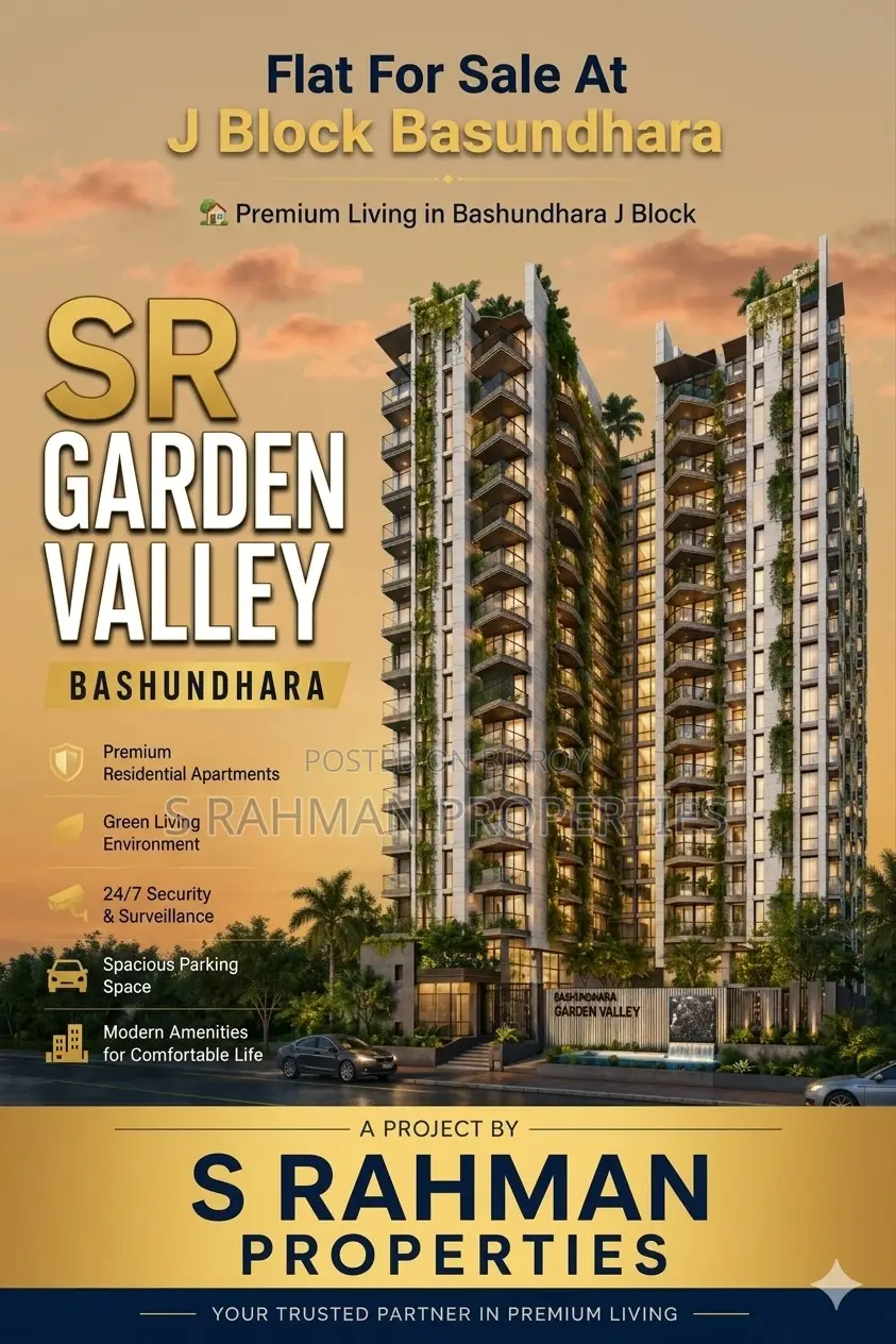 4-bedroom Apartment in S Rahman Properties, Basundhara for sale in Basundhara