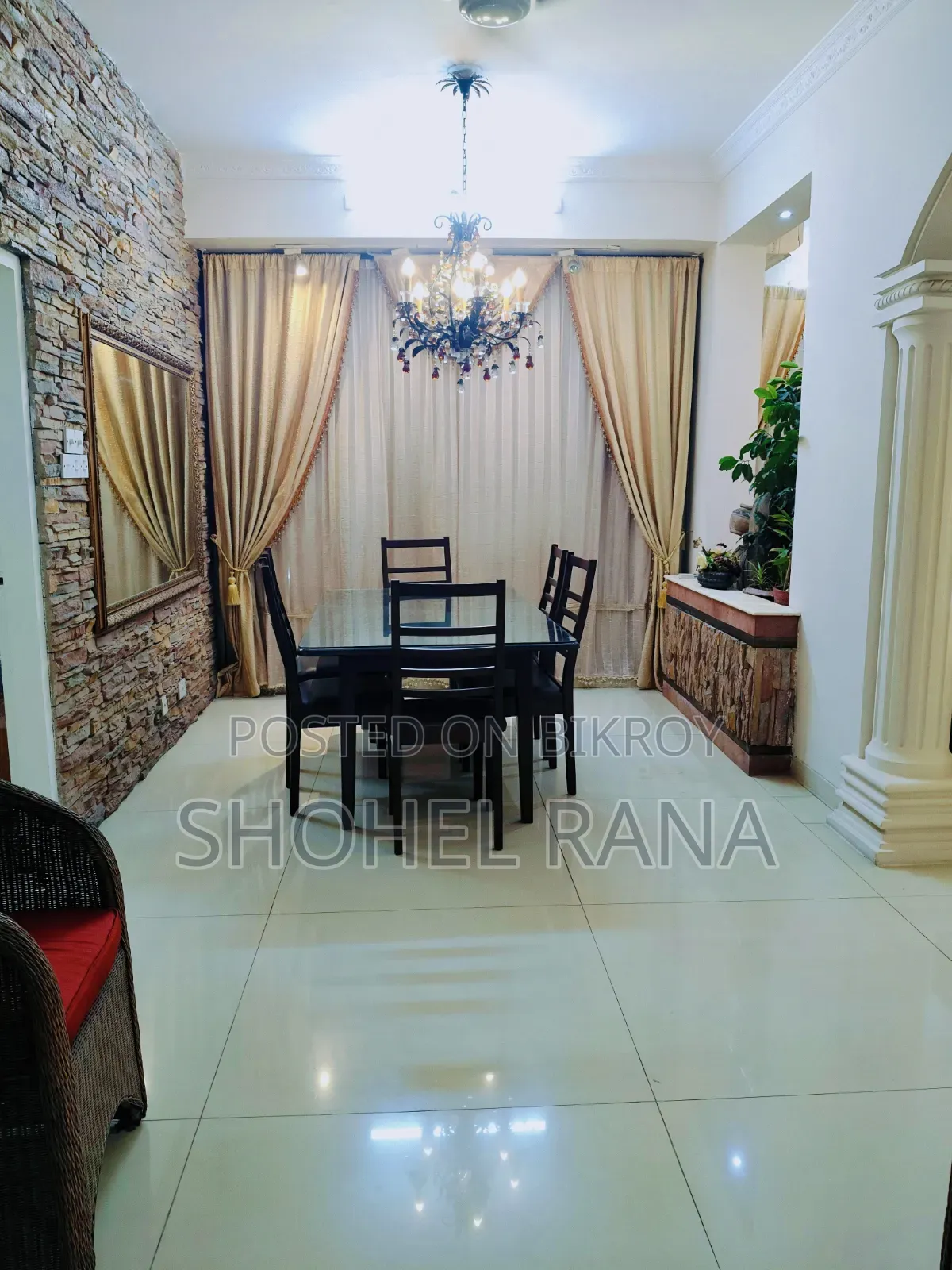 Furnished 3-bedroom Apartment in Rangs Roseland, Banani for sale in Banani