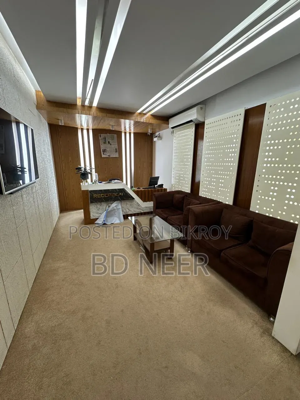 Commercial Fully Furnish 2200 SFT Office Space Rent in Gulshan in Gulshan