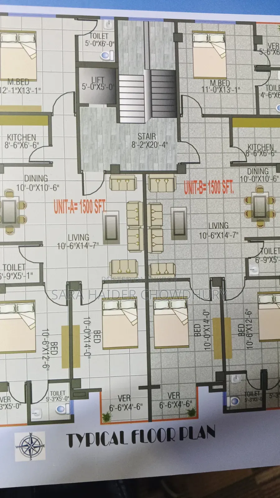 3-bedroom Apartment for sale in Shyamoli