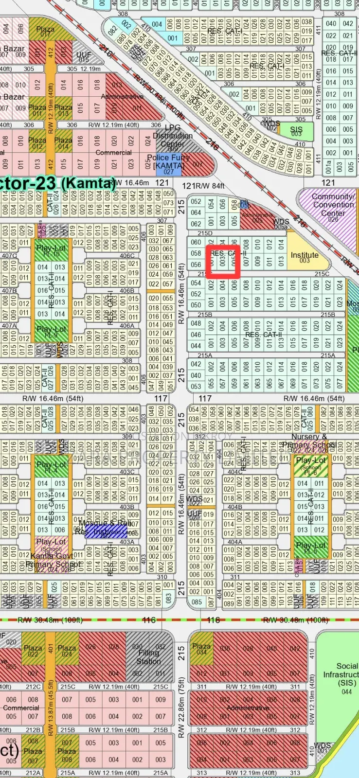 South-facing 5 katha plot in Sector 23. in Purbachal