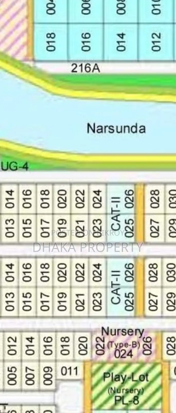 Lake View 3 Katha Plot Sale Sector -9 in Purbachal