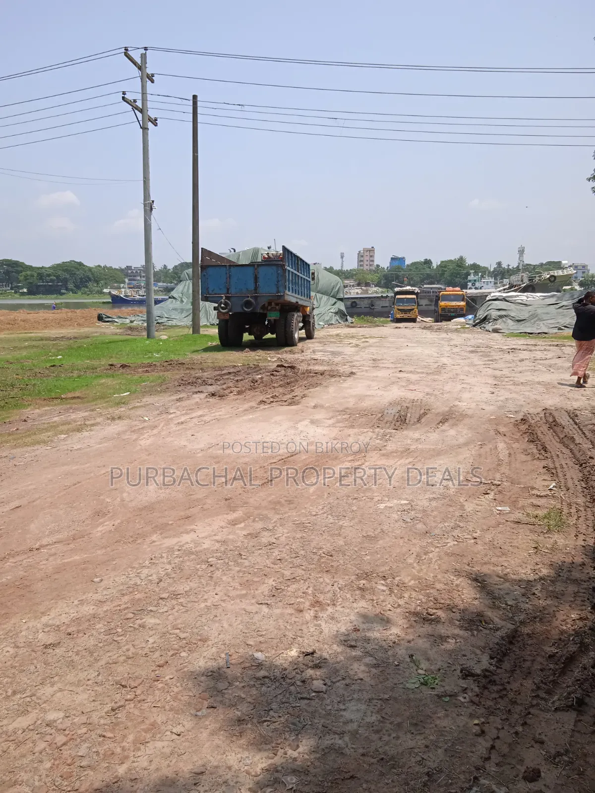 95 Decimal Commercial Land for Sale with River View in Industrial Zone in Kaliganj