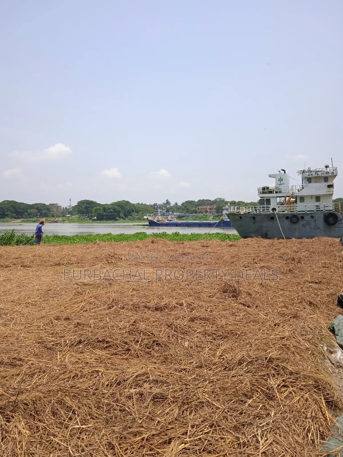 95 Decimal Commercial Land for Sale with River View in Industrial Zone in Kaliganj