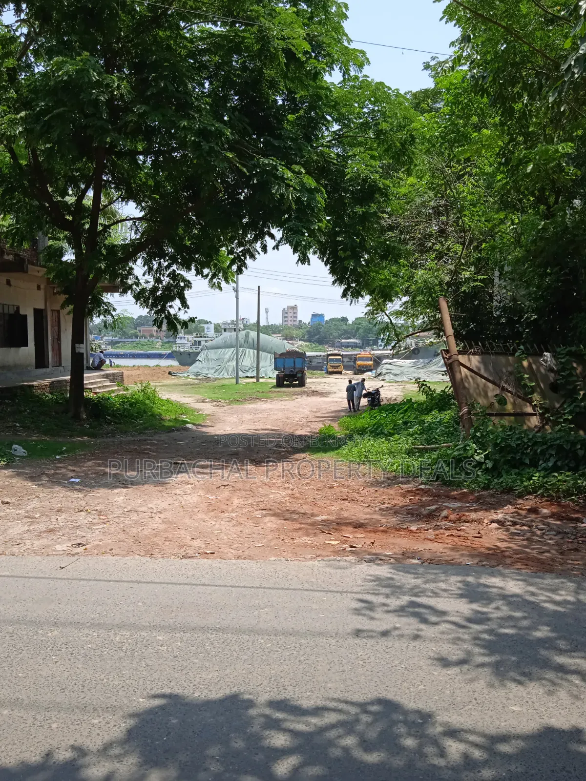 95 Decimal Commercial Land for Sale with River View in Industrial Zone in Kaliganj