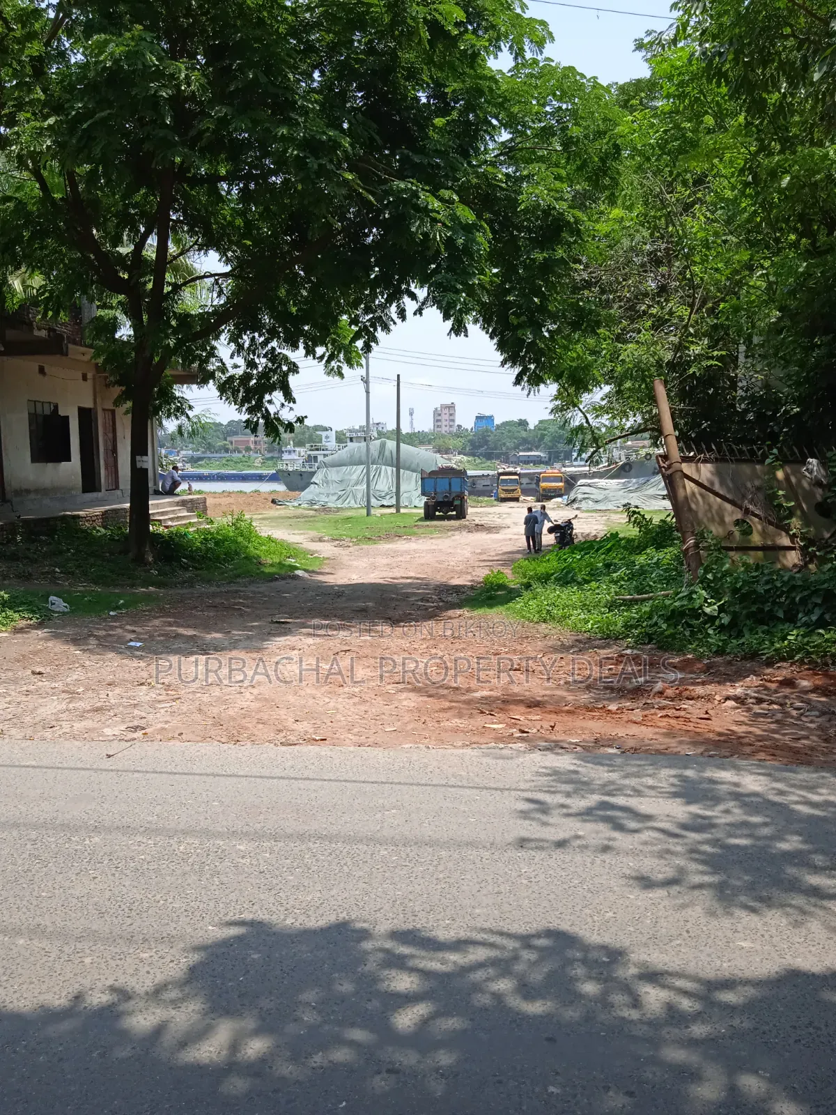 95 Decimal Commercial Land for Sale with River View in Industrial Zone in Kaliganj