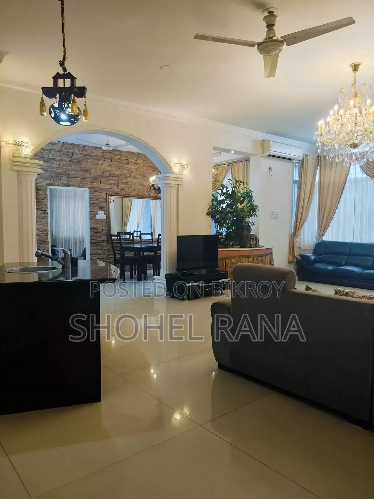 Furnished 3-bedroom Apartment in Rangs Roseland, Banani for sale in Banani